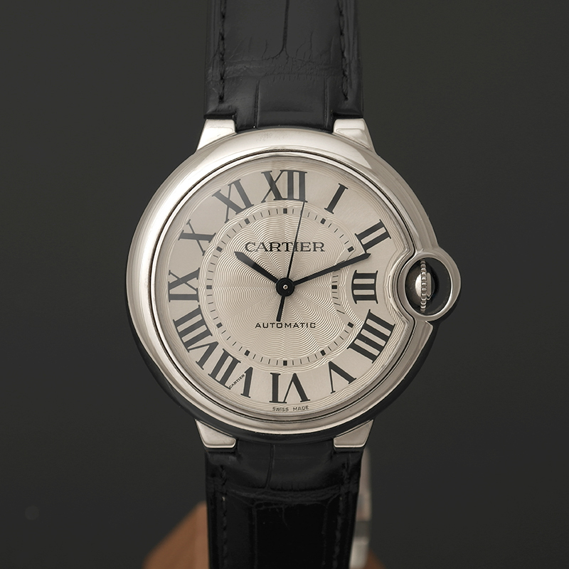 까르띠에 발롱블루 가죽줄 시계 (36MM)