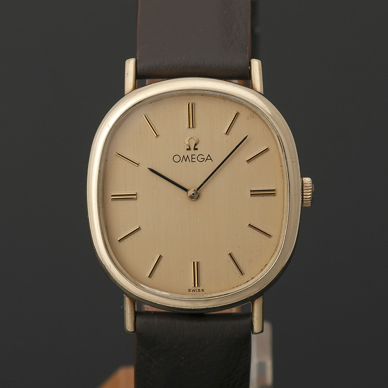 오메가 금도금 수동 시계