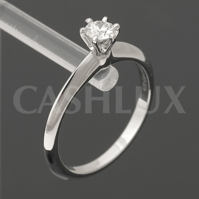 티파니 플래티늄 티파니™ Dia세팅 웨딩 링(0.24ct)