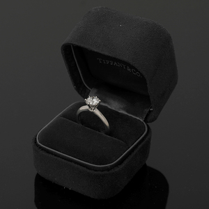 티파니 플래티늄 티파니™ Dia세팅 웨딩 링(1.02ct)