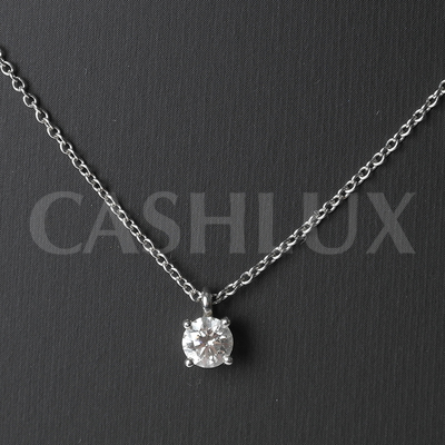 티파니 플레티늄 솔리테어 Dia 목걸이(0.28ct)